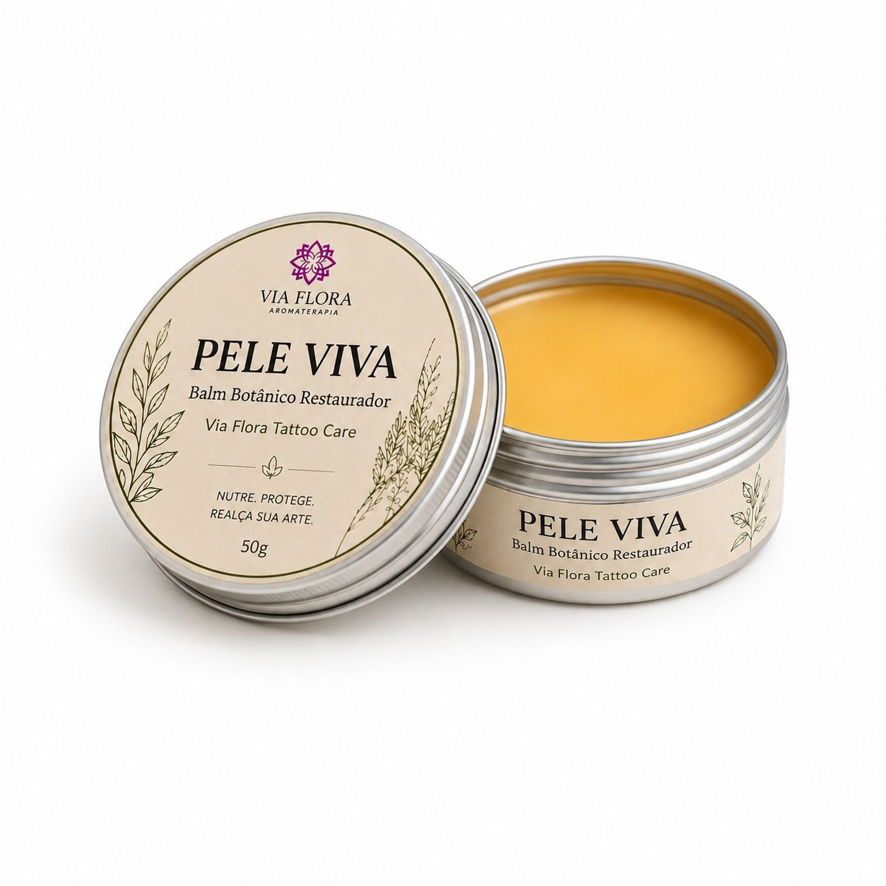 Pele Viva Tattoo Care - Creme Para Tatuagem 50g
