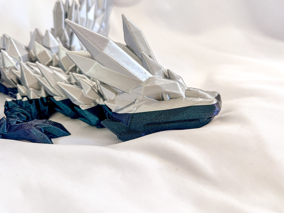 Thumbnail: Navy & Titanium Fancy Dragon