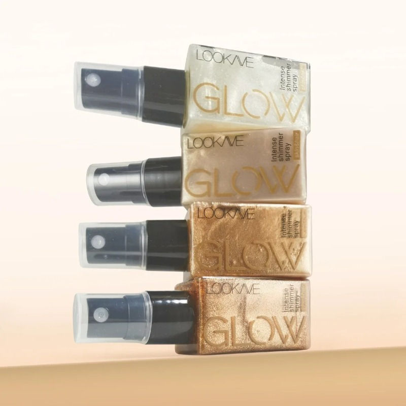 Miniatura: Spray Iluminador Dourado – Efeito Glow Intenso para Rosto e Corpo com Brilho D
