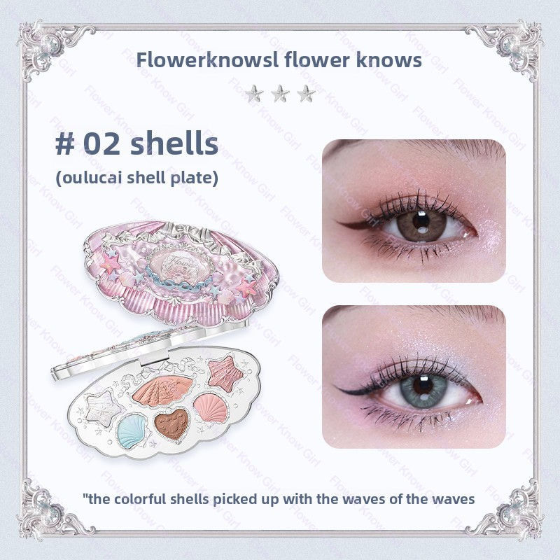 Miniatura: Paleta de Sombras Black Swan Flower Knows – 6 Cores com Acabamento Matte, Shim