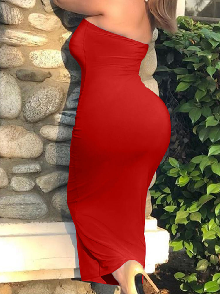 Miniatura: Vestido Longo de Praia Feminino – Sem Mangas com Top Tomara que Caia