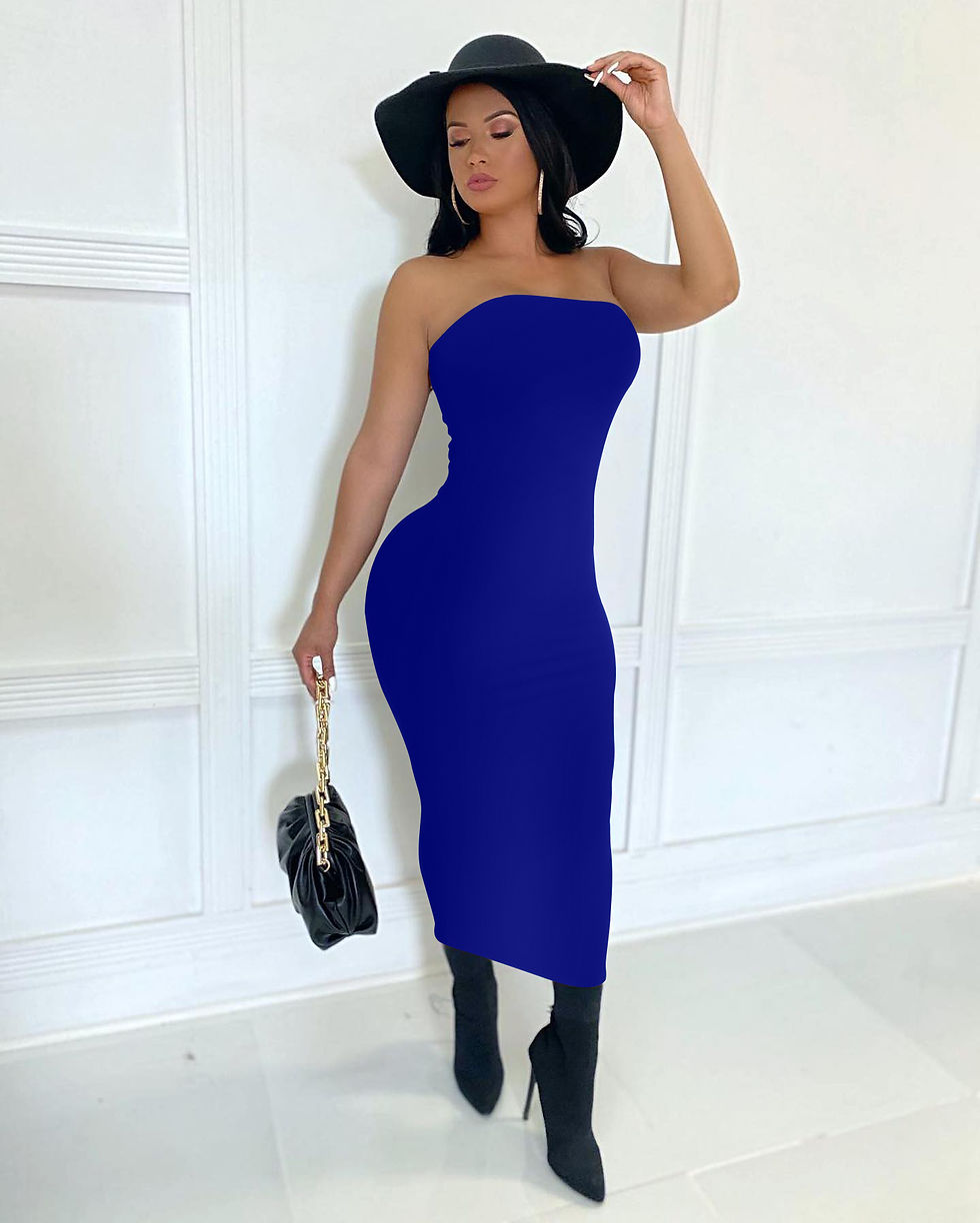 Miniatura: Vestido Longo de Praia Feminino – Sem Mangas com Top Tomara que Caia