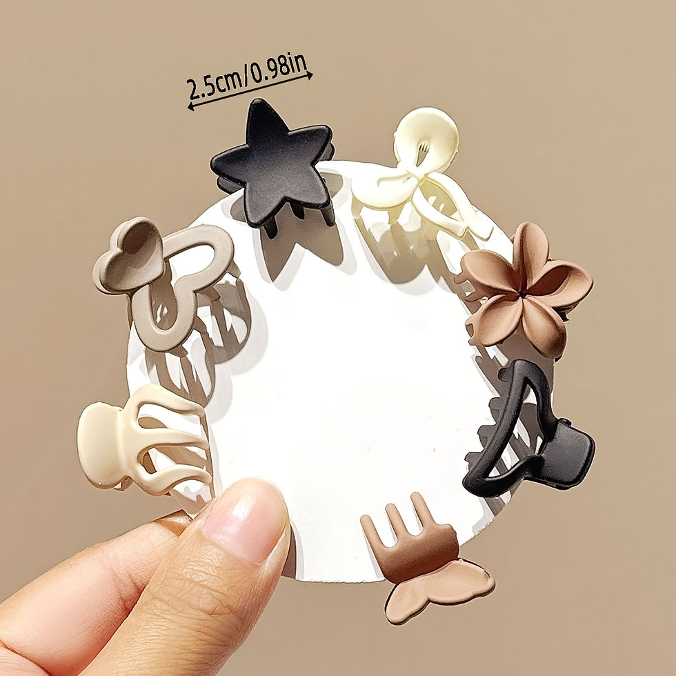 Miniatura: Kit Presilhas de Cabelo Bege – 5, 10, 20 ou 30 Peças