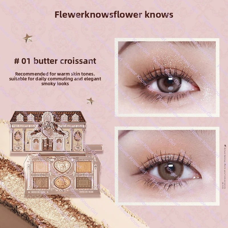 Miniatura: Paleta de Sombras Black Swan Flower Knows – 6 Cores com Acabamento Matte, Shim