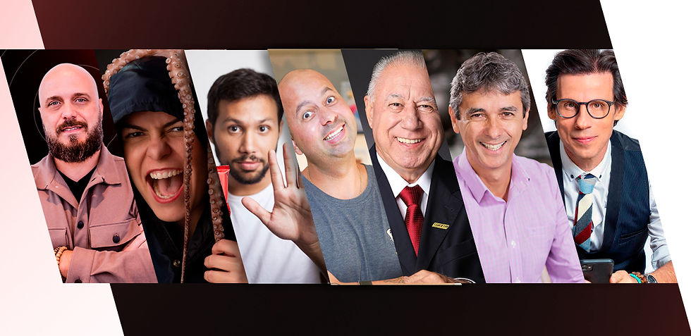 Palestrante de Empreendedorismo, CDPV Palestras, Diego Maia, Manu da Peixaria, Luiz do Brownie, Tiago Careca