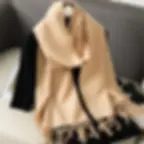 Thumbnail: 62Color Solid Women Winter Scarf Warm Thicken Cashmere Shawl Outdoor Fashion