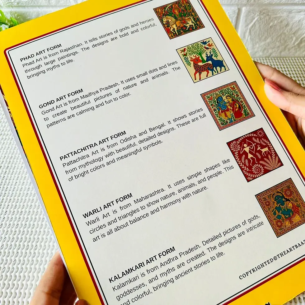Thumbnail: history of Phad, Gond, Pattachitra, Warli and Kalamkari art forms