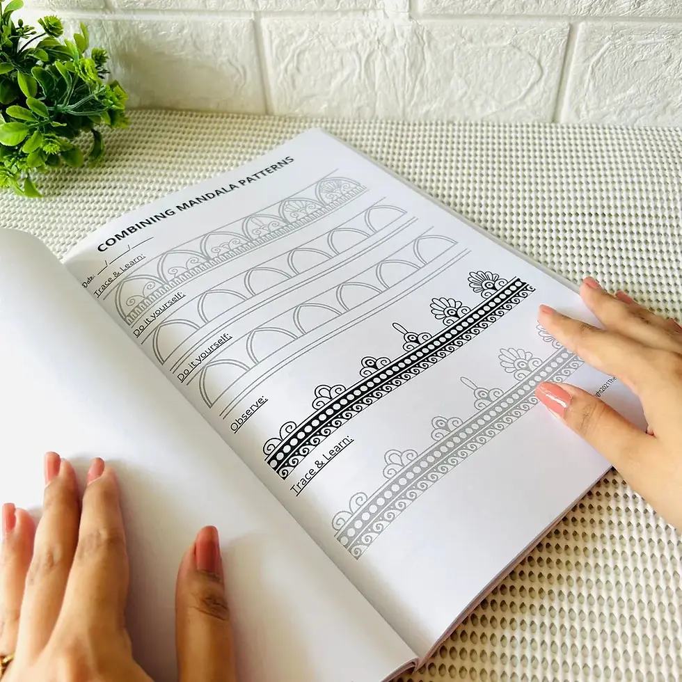 Thumbnail: patterns page of Mandala Patterns Book