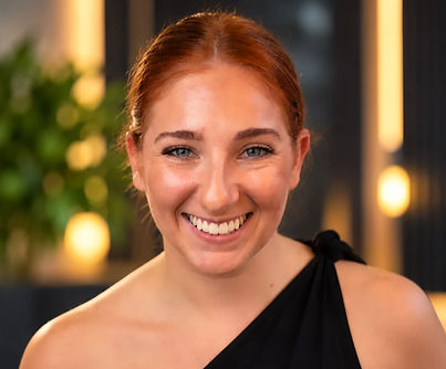 Warm Professional Headshot with Golden B