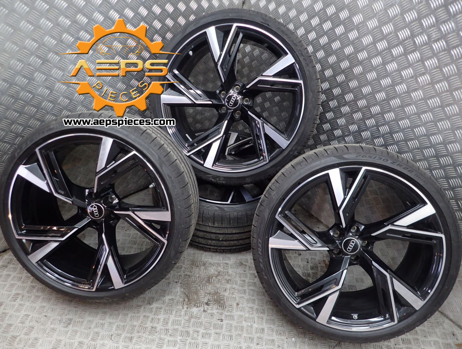 4 JANTES + PNEUS AUDI C8 RS6 285/30ZR22