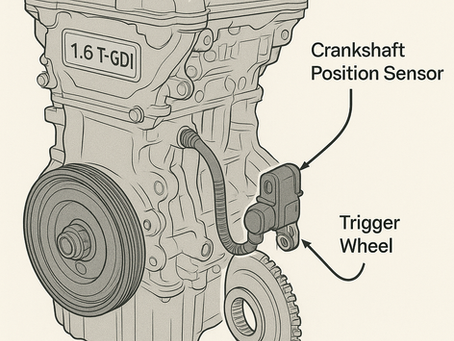 Compatibilité entre moteurs G4FJ : attention aux capteurs PMH et aux cibles de vilebrequin