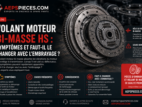 Volant moteur bi-masse HS : symptômes et faut-il le changer avec l'embrayage ?