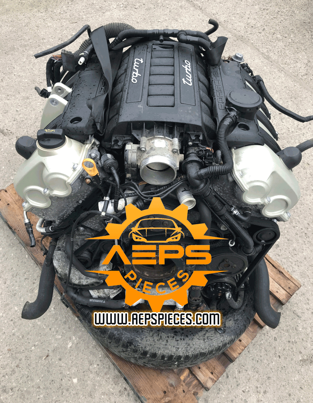 Moteur complet PORSCHE CAYENNE 4.8 V8 TURBO M4851