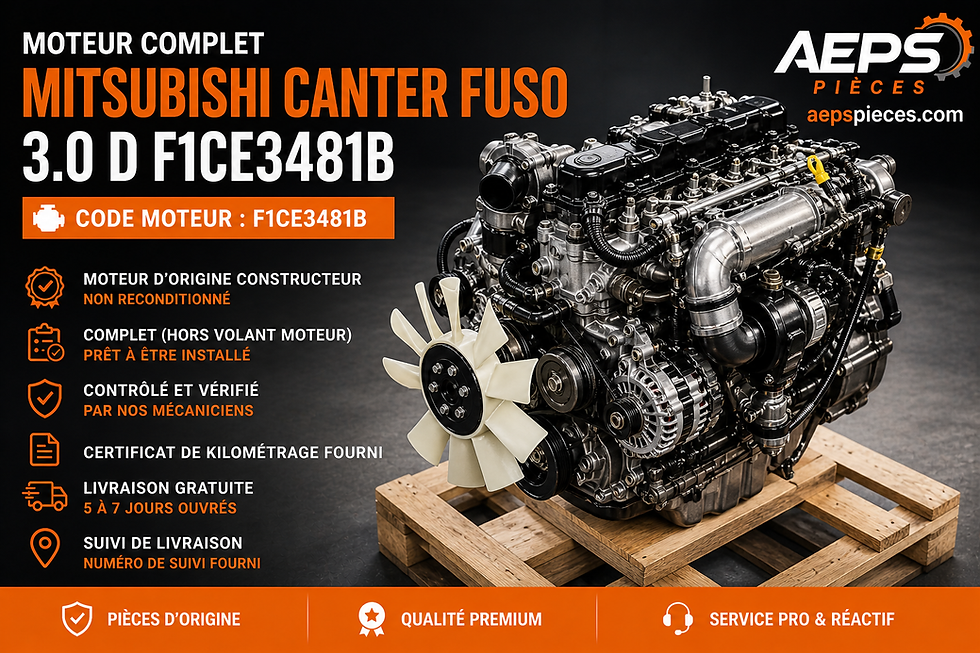 🔧 Moteur complet Mitsubishi Canter Fuso 3.0 D F1CE3481B : puissance, fiabilité et rentabilité professionnelle