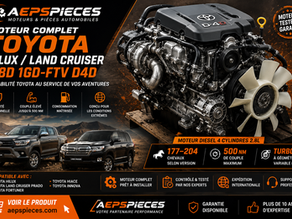 Moteur complet TOYOTA HILUX / LAND CRUISER 2.8D 1GD-FTV D4D : le diesel Toyota nouvelle génération