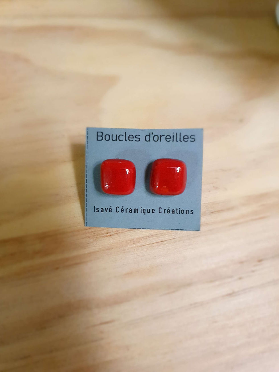 Miniature : Boucles d'oreilles clou Carré