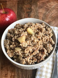 apple-cinnamon oats