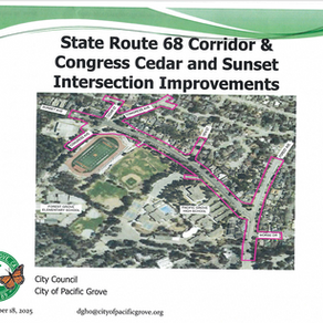Pacific Grove Round About Project