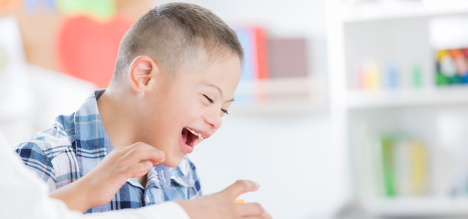 Boy Playing with Blocks