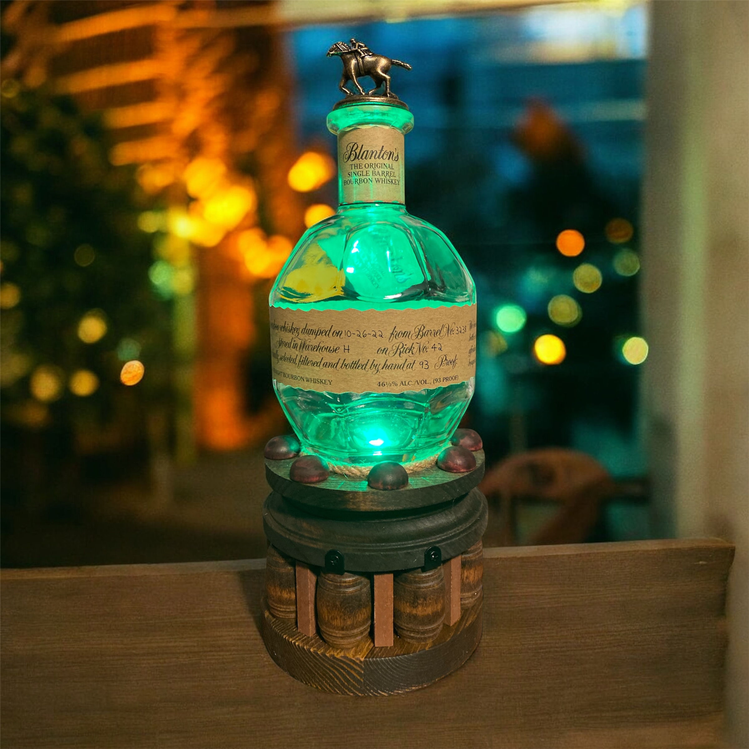Blanton's Bourbon Bottle Lamp