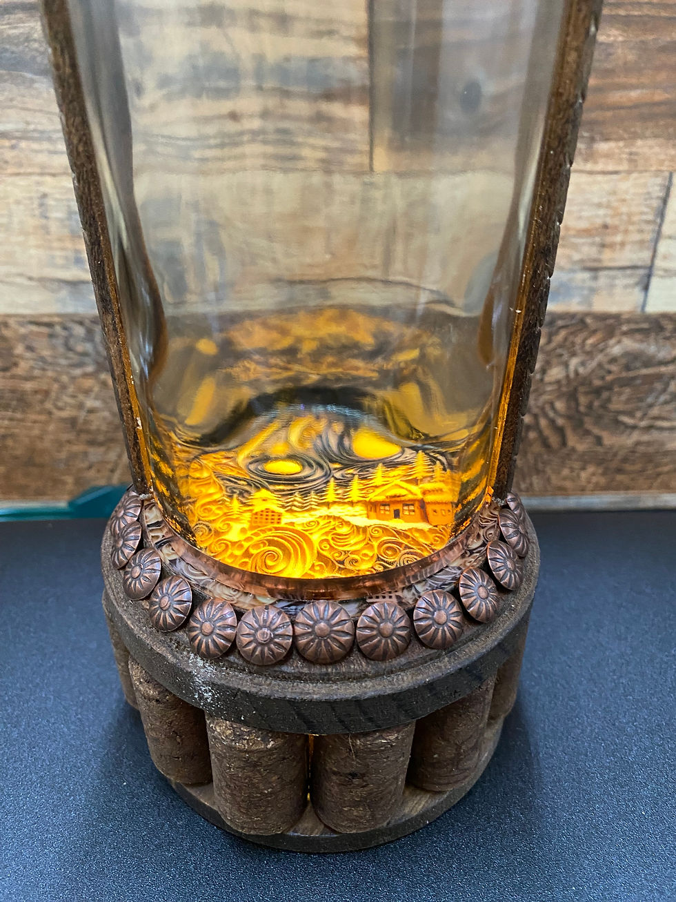 Thumbnail: Christmas Window Bottle Lamp (LED)