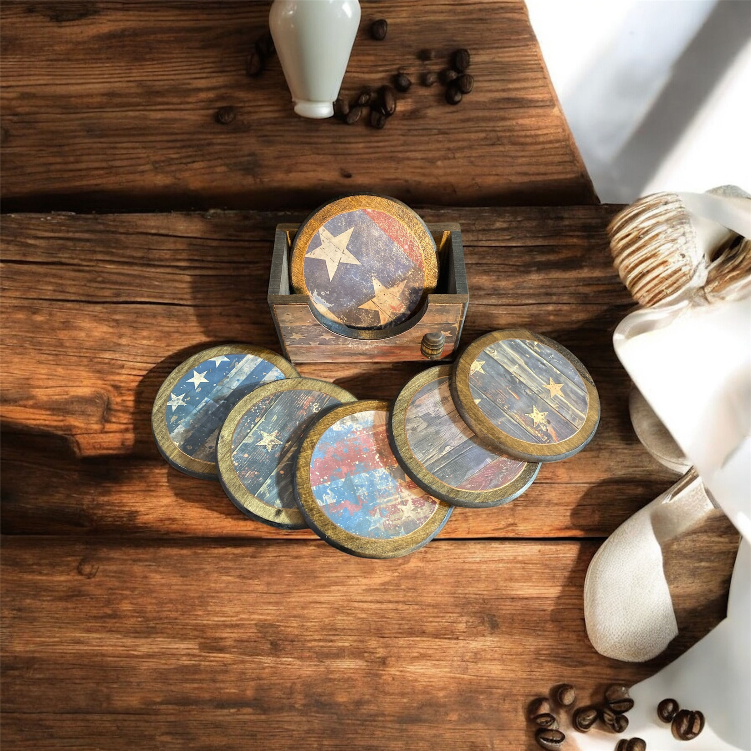 Man Cave Coaster Set