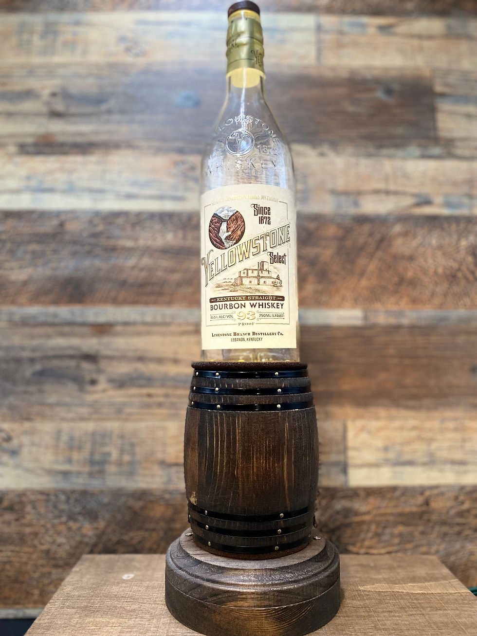 Thumbnail: Yellowstone Bourbon Barrel Bottle Lamp