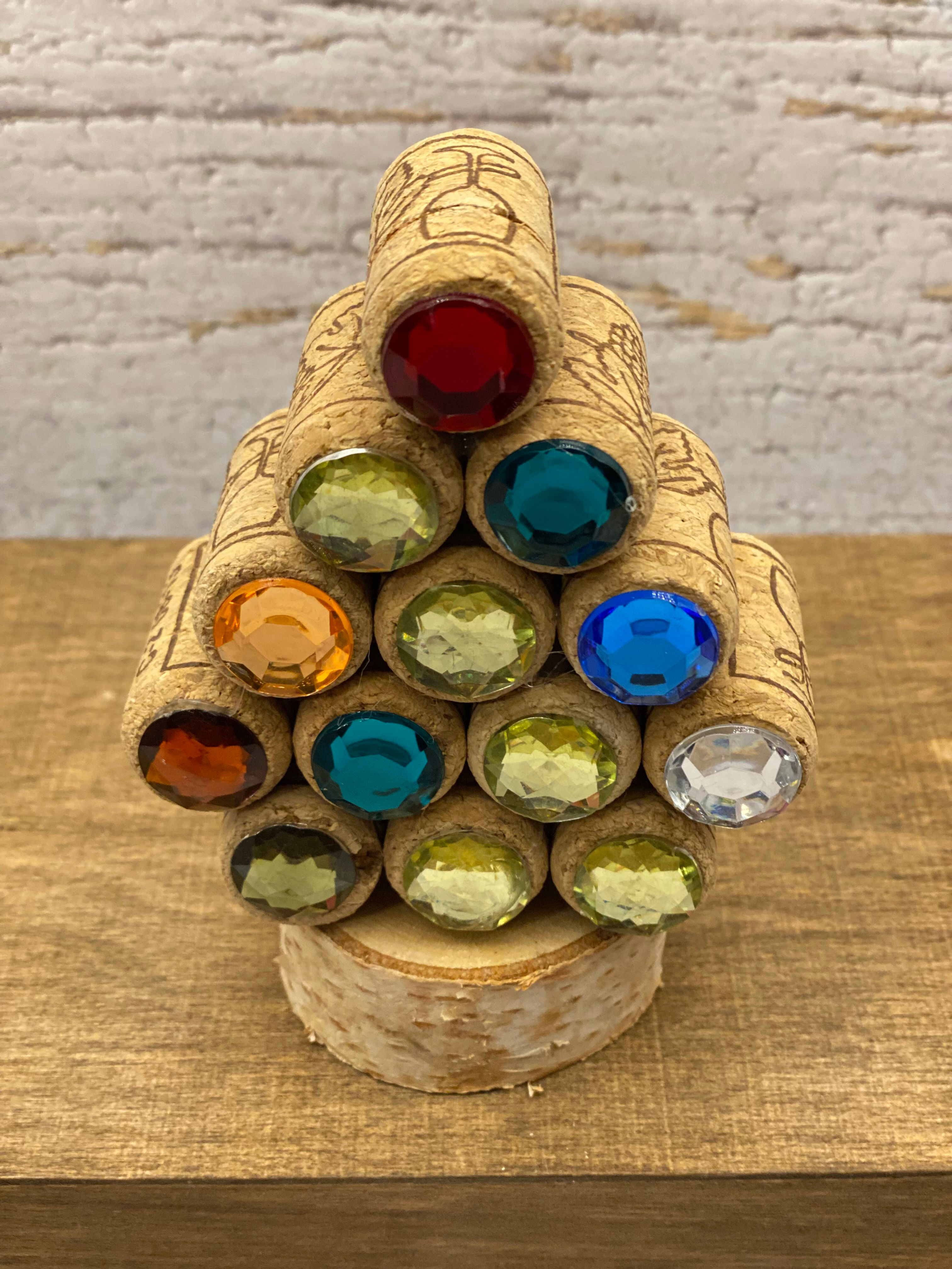 Cork Christmas Tree Ornament