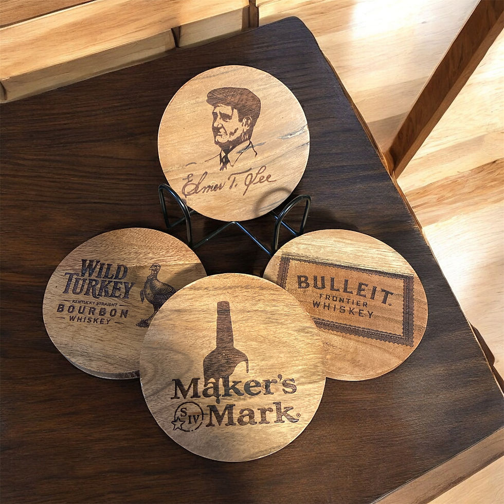 Thumbnail: Bourbon Bar Coaster Set