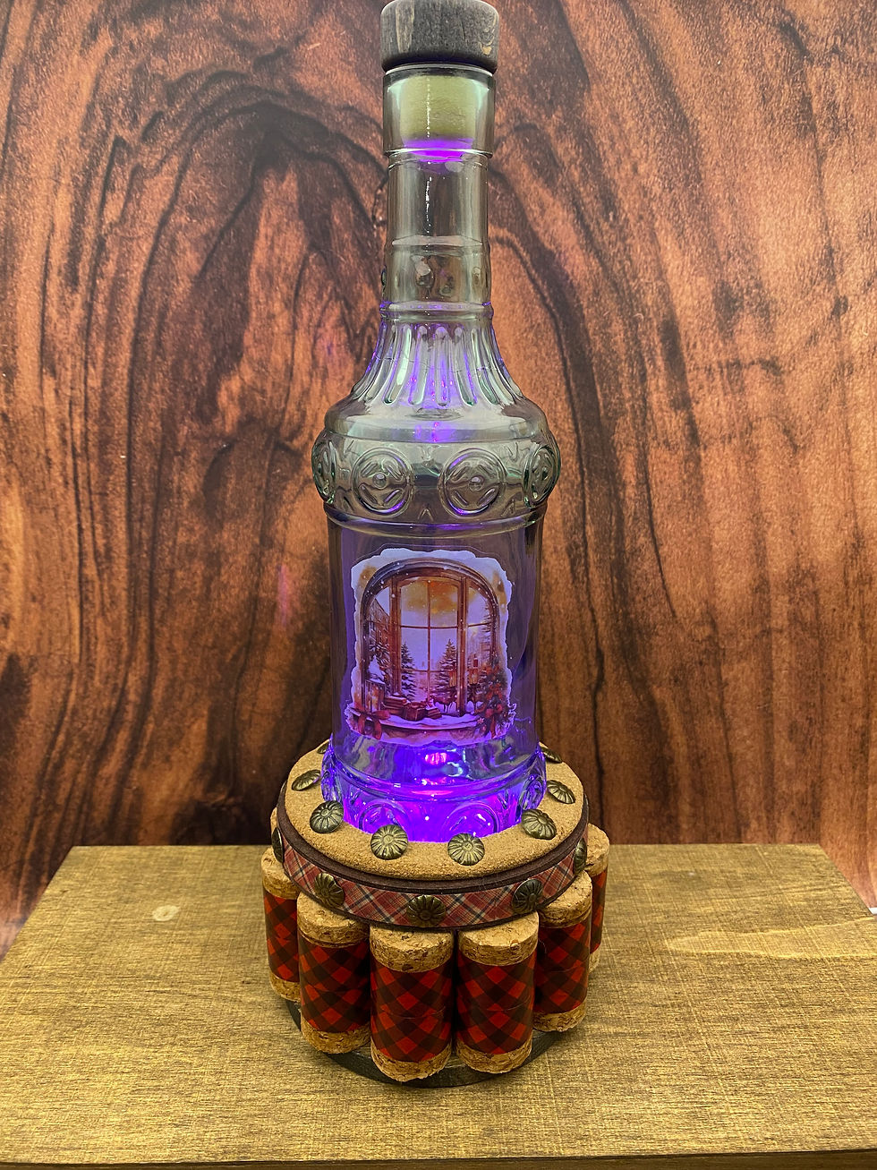 Thumbnail: Jade Christmas Bottle Lamp (LED)