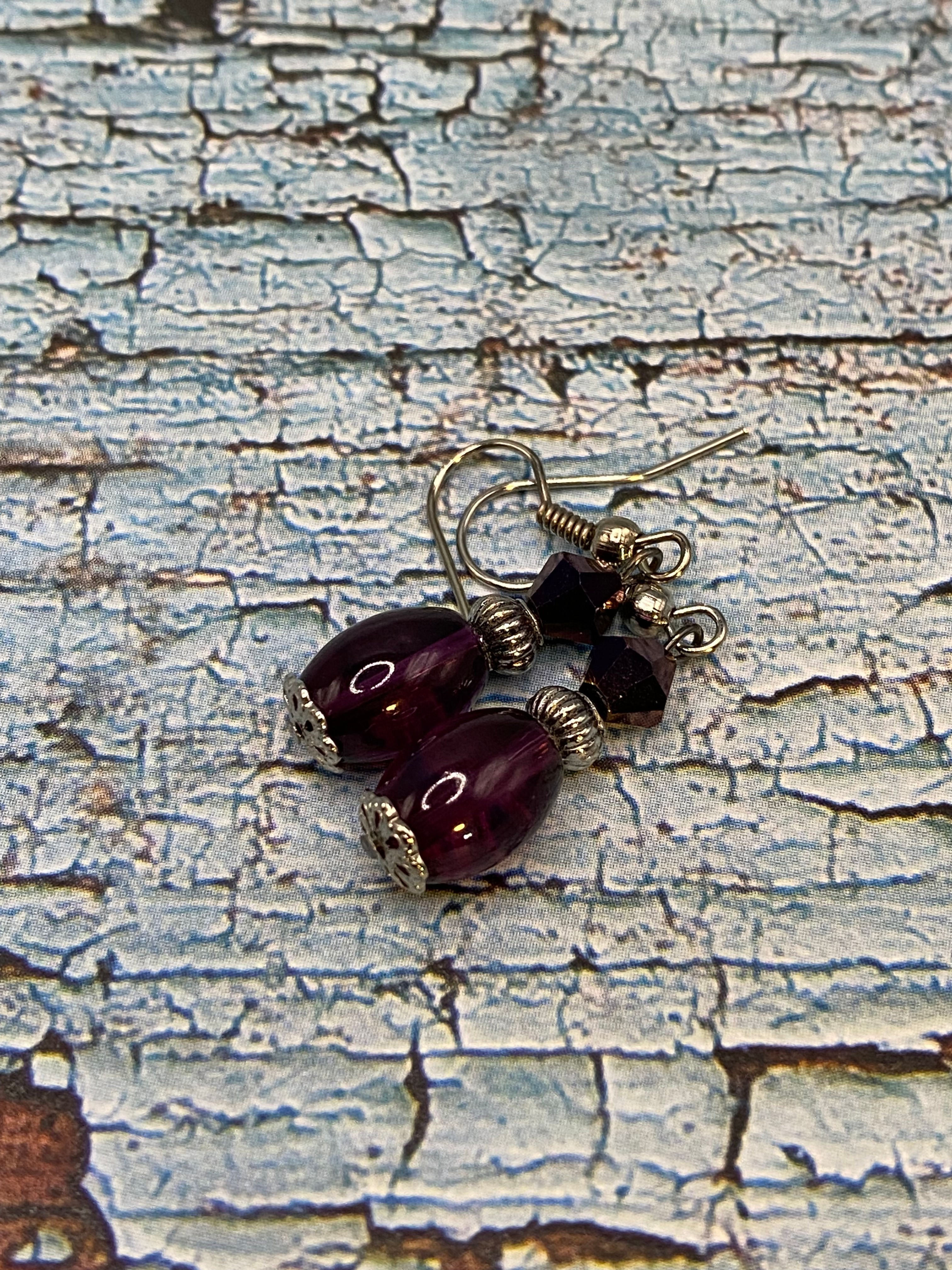 Plum Slim Earrings