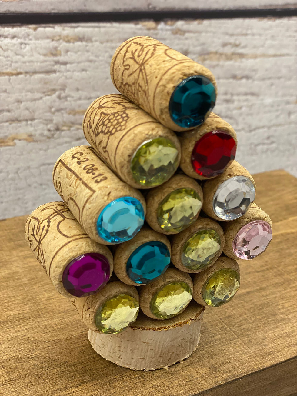 Thumbnail: Cork Christmas Tree Ornament