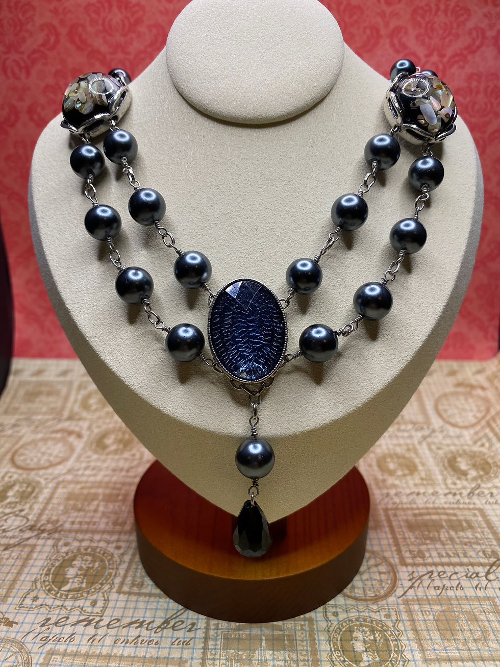 Thumbnail: Dark Romance Vintage Necklace