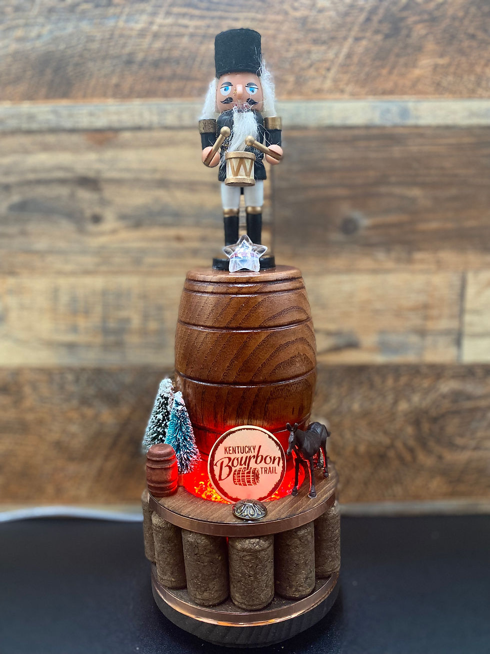 Thumbnail: Nutcracker at Bourbon Trail Ornament (LED)