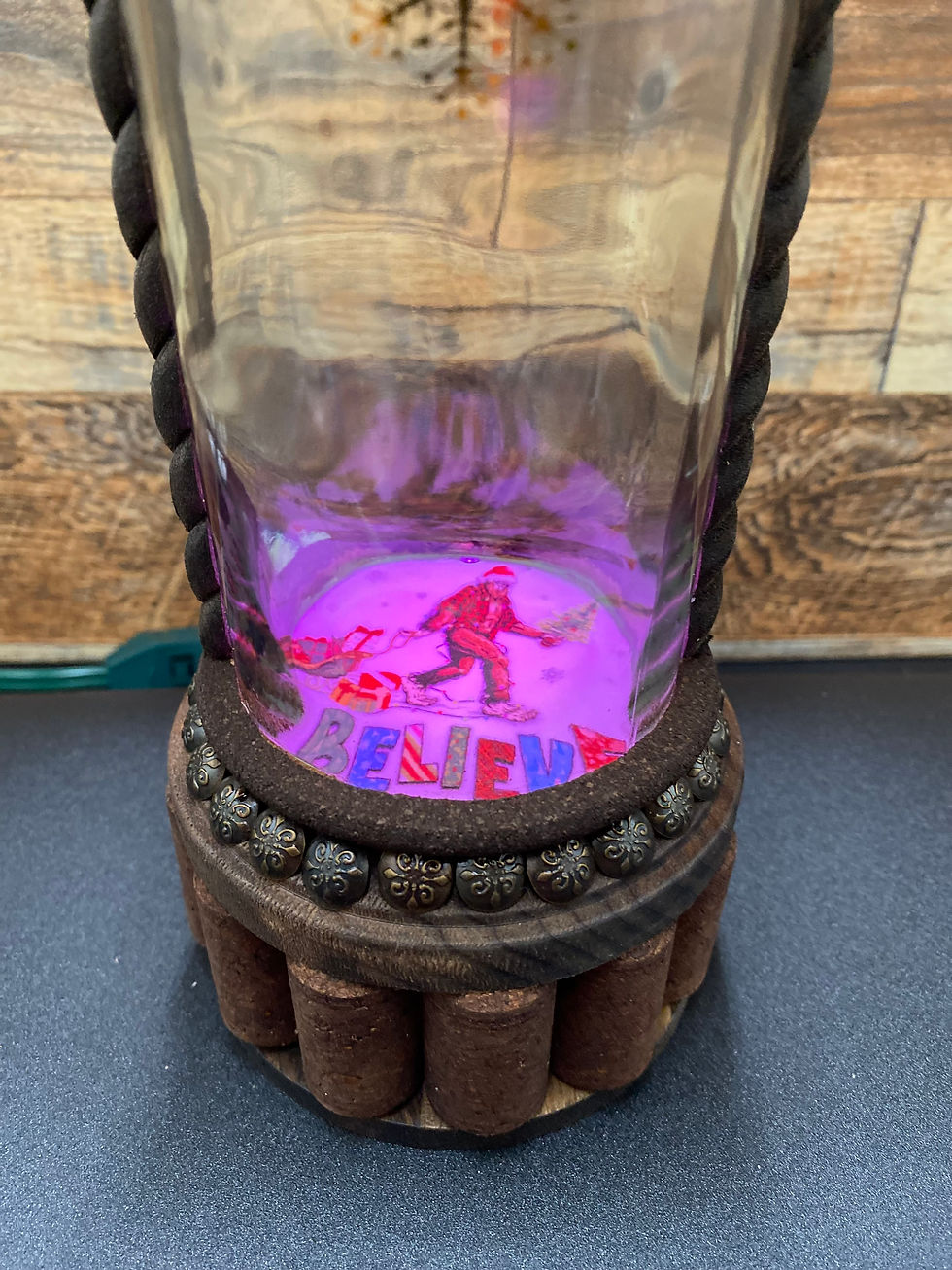 Thumbnail: Christmas Bigfoot Bottle Lamp (LED)