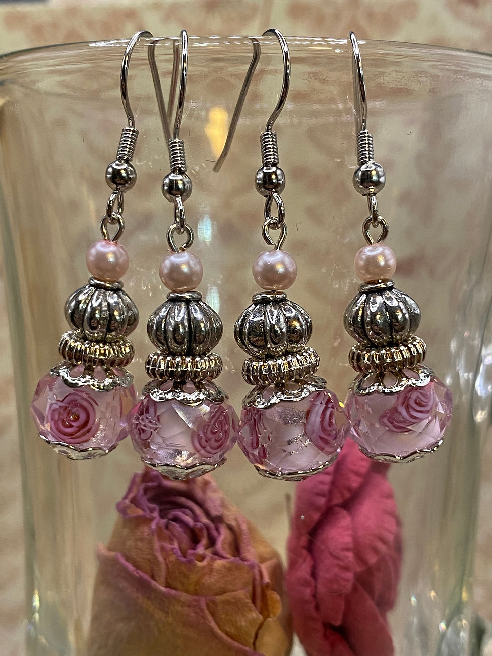 Thumbnail: Genie's Bottle Earrings Silver Romance