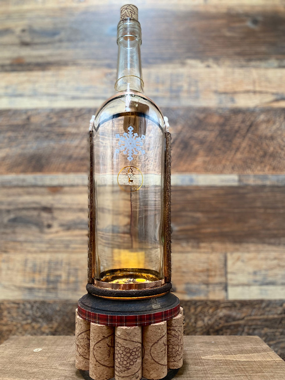 Thumbnail: Christmas Snowflake Bottle Lamp (LED)