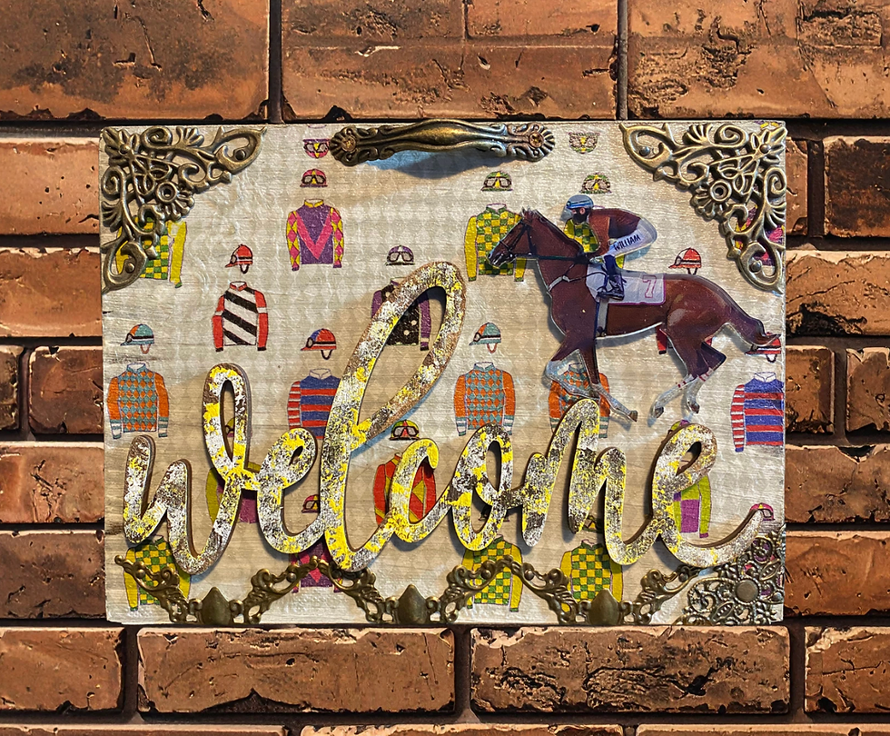 Derby Welcome Plaque