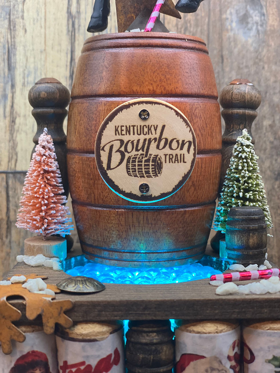 Thumbnail: Black Horse at Bourbon Trail Lamp (LED)