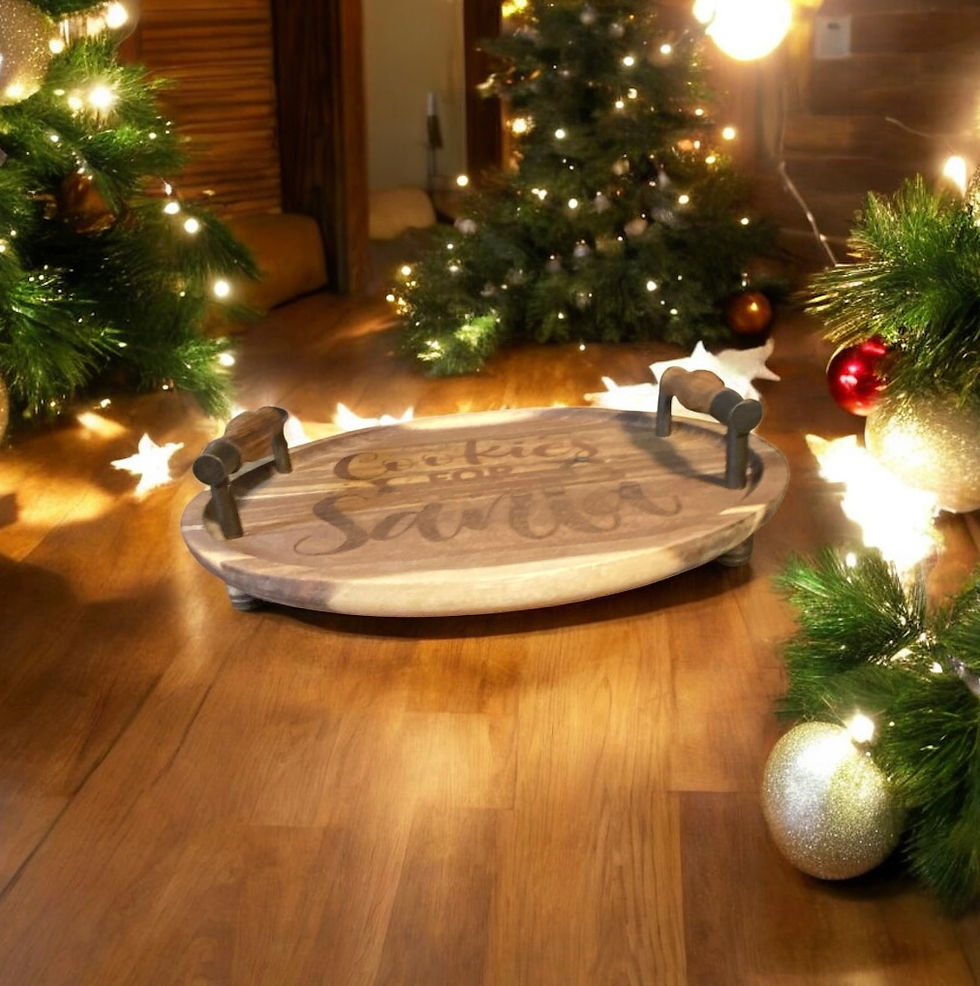 Thumbnail: Santa's Cookies Tray (9.5")