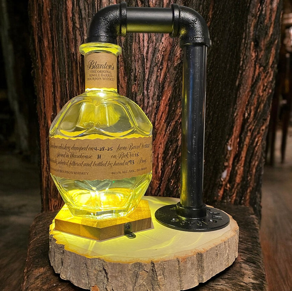 Blanton's Bourbon Bottle Lamp