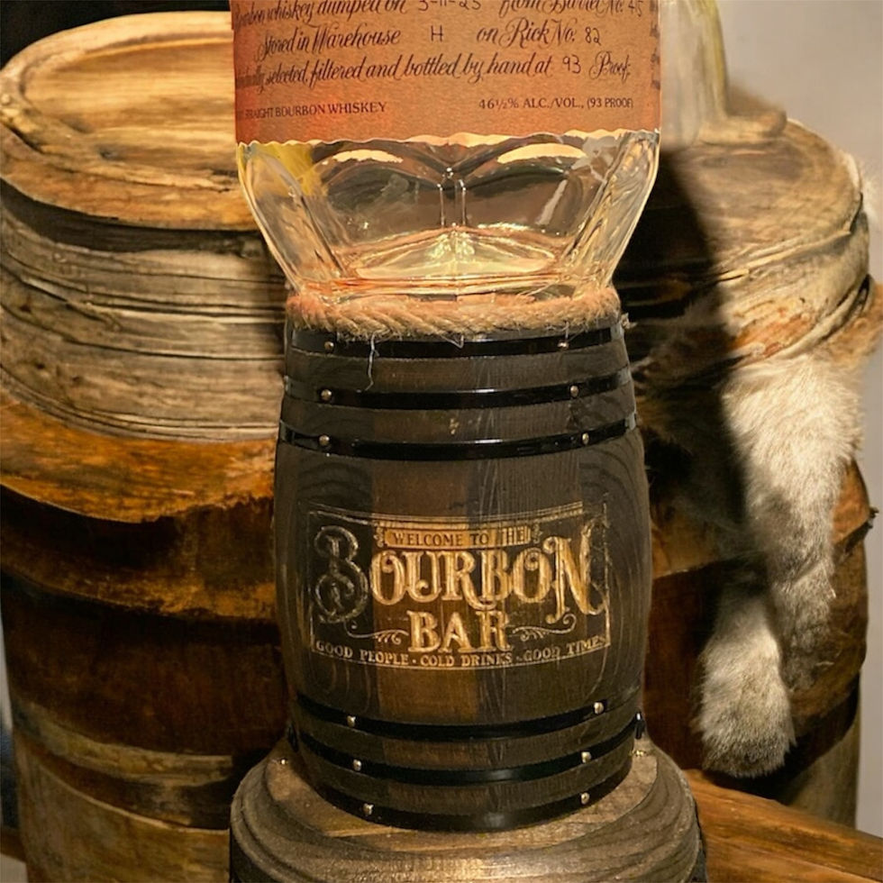 Thumbnail: Blanton's Bourbon Barrel Bottle Lamp