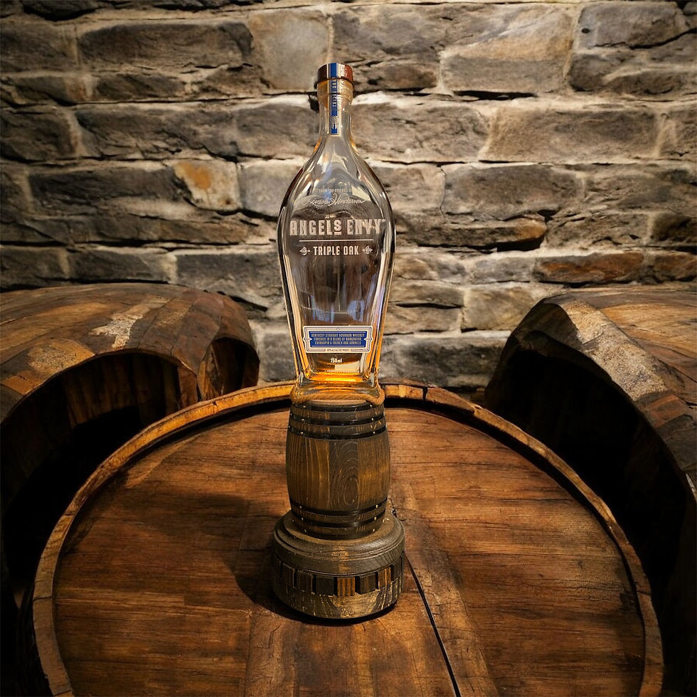 Angel's Envy Bourbon Barrel Bottle Lamp