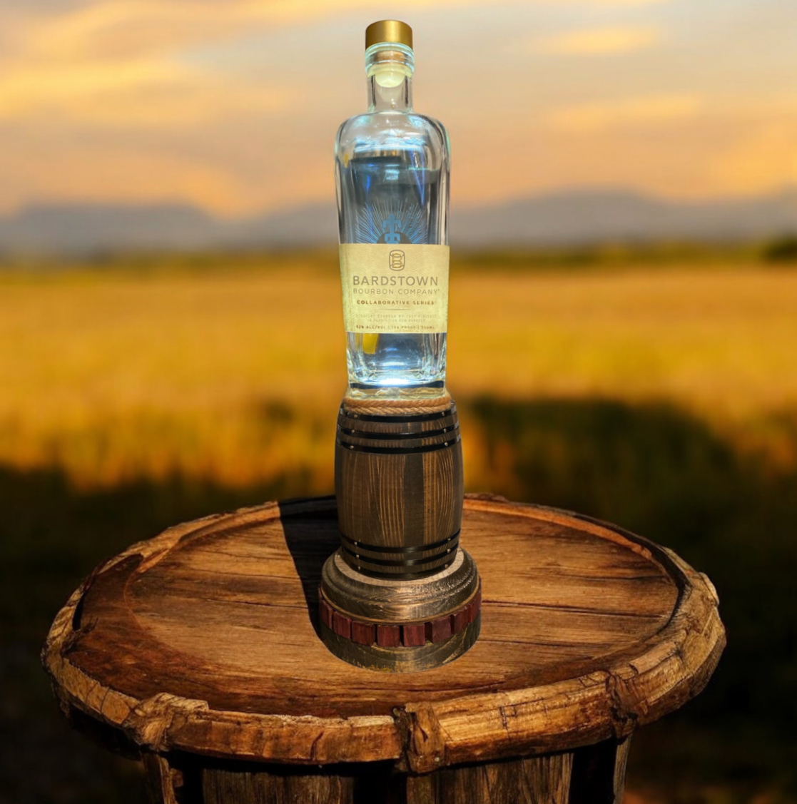 Bardstown Bourbon Barrel Bottle Lamp