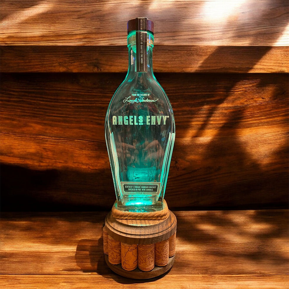 Mini Angel's Envy Bourbon Cork Base LED Lamp