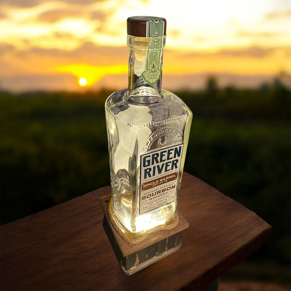 Thumbnail: Green River Bourbon Bottle Lamp