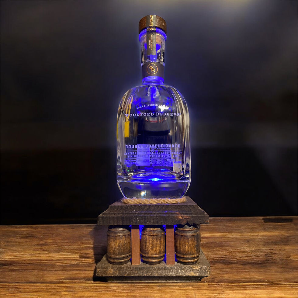 Woodford Reserve Bourbon Bottle Lamp