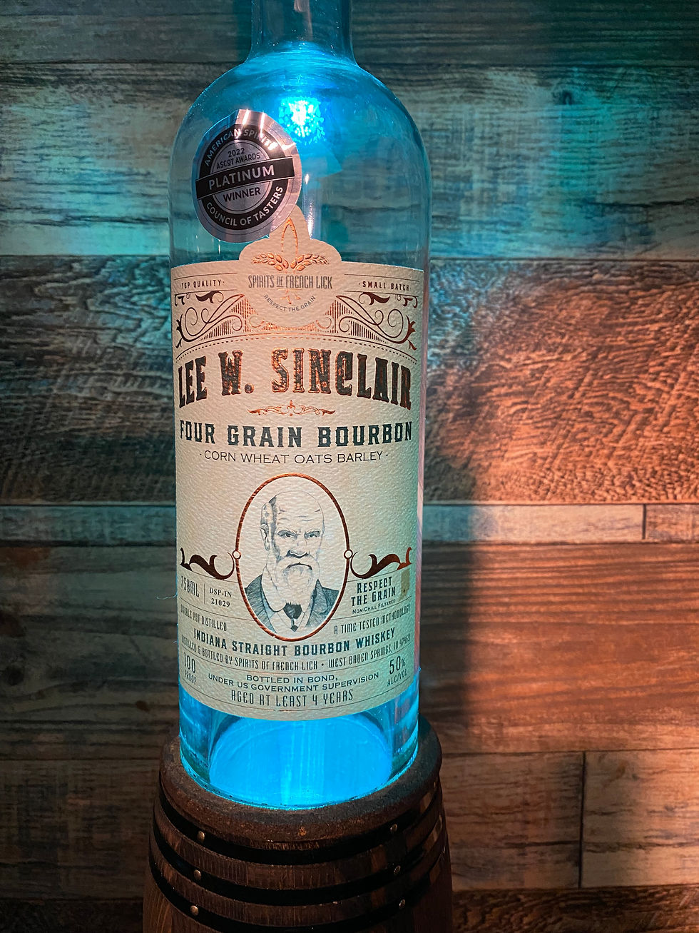 Thumbnail: Lee W. Sinclair Bourbon Barrel Bottle Lamp (LED)