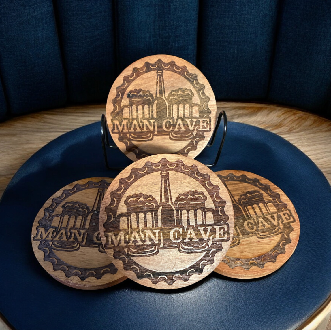 Bourbon Bar Coaster Set -7