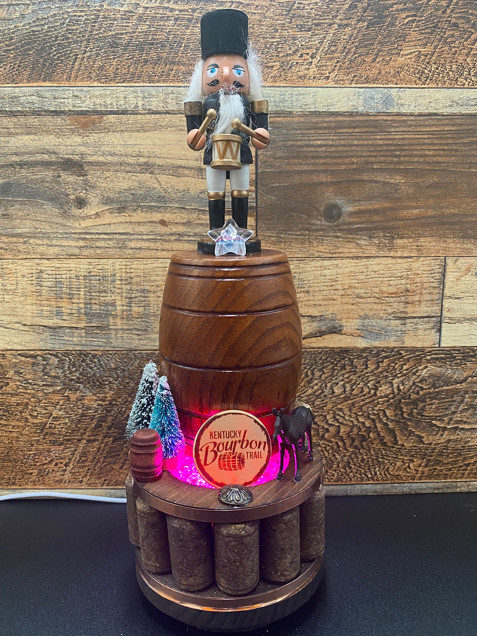 Thumbnail: Nutcracker at Bourbon Trail Ornament (LED)
